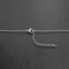Edelstahl Halskette, Anhänger Puls, 43+5 cm länge
